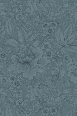 Pip Studio Casa Dei Fiori Vliesbehang Denim Blauw Outlet