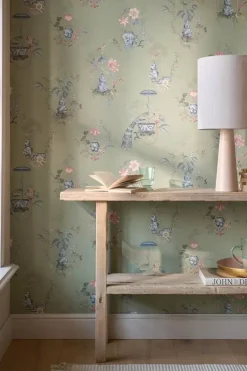 Pip Studio Chinese Porcelain Vinylbehang Licht Groen Clearance