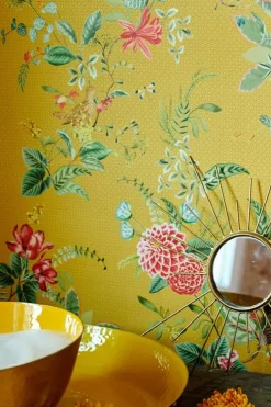 Pip Studio Floris Vliesbehang Geel Outlet