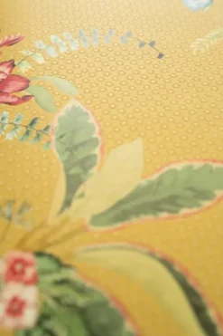 Pip Studio Floris Vliesbehang Geel Outlet