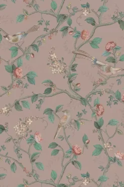 Pip Studio Good Nightingale Vliesbehang Mauve Roze Outlet