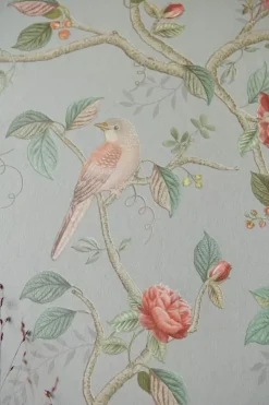 Pip Studio Good Nightingale Vliesbehang Licht Blauw/ Grijs Outlet