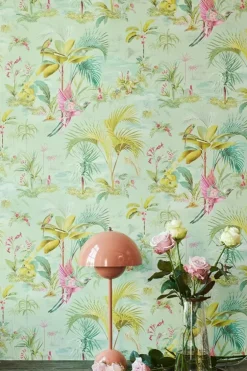 Pip Studio Palm Scene Vliesbehang Groen Clearance
