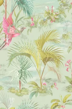 Pip Studio Palm Scene Vliesbehang Groen Clearance