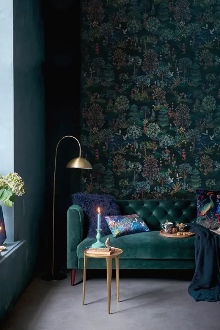 Pip Studio Pip Garden Infinito Wallpower Donker Blauw Clearance