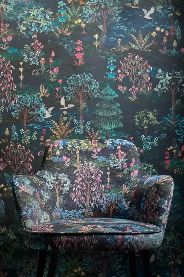 Pip Studio Pip Garden Infinito Wallpower Donker Blauw Clearance