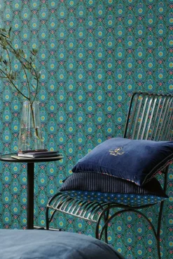 Pip Studio Raindrops Vliesbehang Donker Blauw Discount