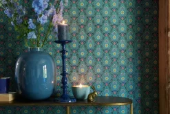 Pip Studio Raindrops Vliesbehang Donker Blauw Discount