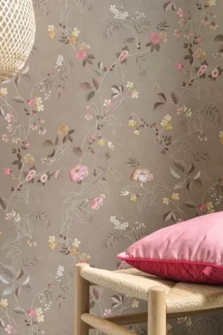 Pip Studio Tokyo Blossom Vliesbehang Khaki