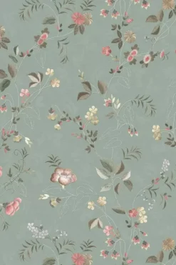Pip Studio Tokyo Blossom Vliesbehang Jade Groen