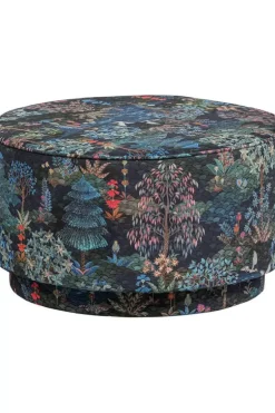 Pip Studio Poef Large Pip Garden Donkerblauw New