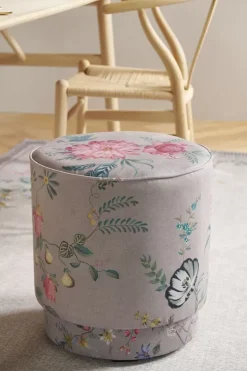 Pip Studio Poef Medium Fleur Grandeur Khaki Clearance