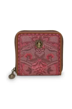 Pip Studio Portemonnee Vierkant Kyoto Festival Donker Roze Outlet
