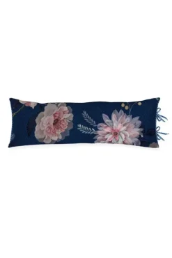 Pip Studio Rechthoekig Sierkussen Lang Tokyo Bouquet Donker Blauw Online