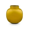 Pip Studio Ronde Mini Vaas 10 Cm Geel Clearance