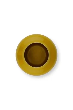 Pip Studio Ronde Mini Vaas 10 Cm Geel Clearance