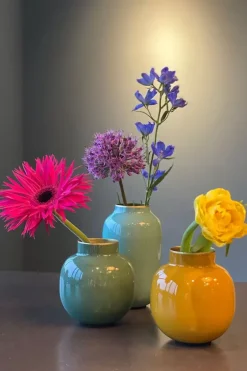 Pip Studio Ronde Mini Vaas 10 Cm Geel Clearance