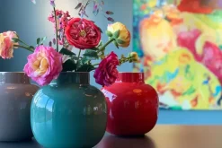 Pip Studio Ronde Vaas Metaal 25 Cm Rood Online