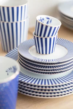 Pip Studio Royal Stripes Eierdop Blauw Clearance