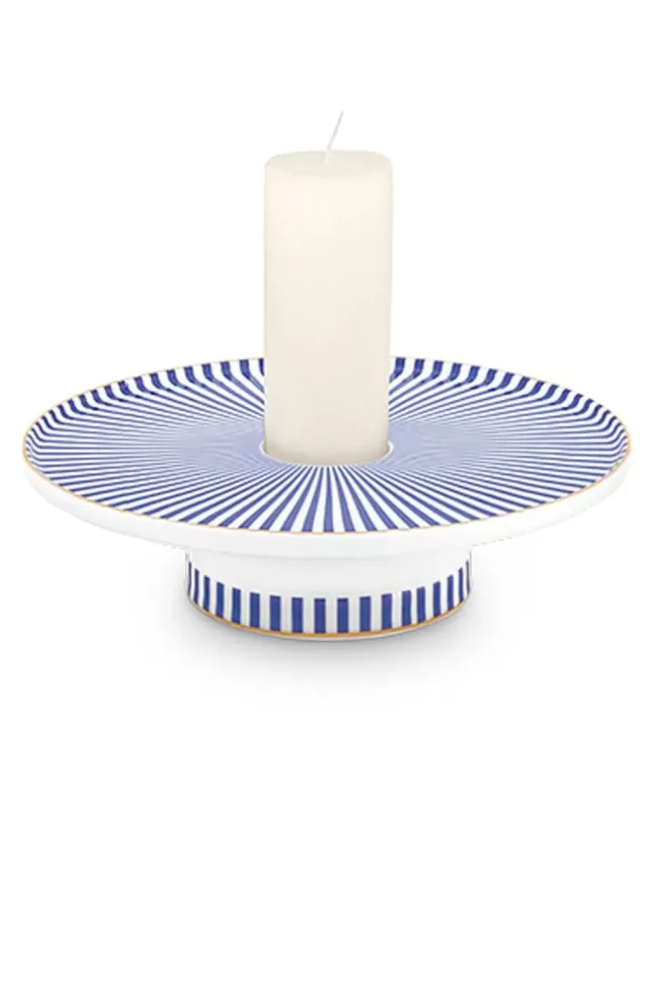 Pip Studio Royal Stripes Kaarshouder 13 Cm Blauw Online