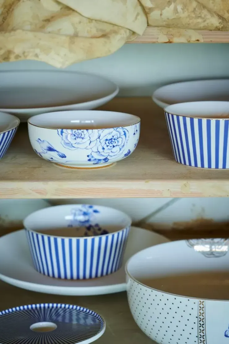 Pip Studio Royal Stripes Kaarshouder 13 Cm Blauw Online