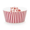 Pip Studio Royal Stripes Kom Donker 12Cm Roze Sale