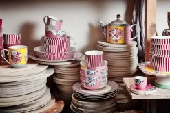 Pip Studio Royal Stripes Kom Donker 12Cm Roze Sale