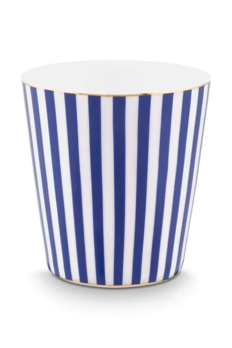 Pip Studio Royal Stripes Mok & Theetip Blauw Hot