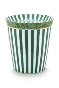 Pip Studio Royal Stripes Mok & Theetip Groen Discount