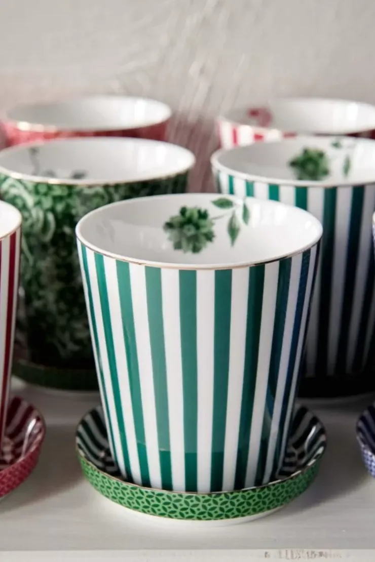 Pip Studio Royal Stripes Mok & Theetip Groen Discount