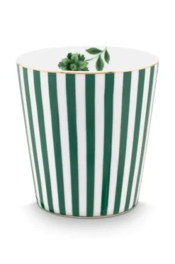Pip Studio Royal Stripes Mok & Theetip Groen Discount