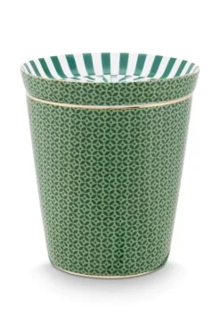 Pip Studio Royal Stripes Mok Tegels & Theetip Groen Best