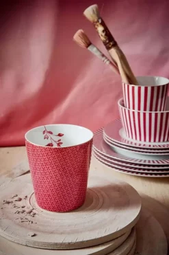 Pip Studio Royal Stripes Mok Tegels Donker Roze Sale