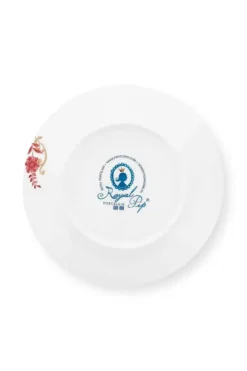 Pip Studio Royal Stripes Ontbijtbord Donker 21Cm Roze Sale