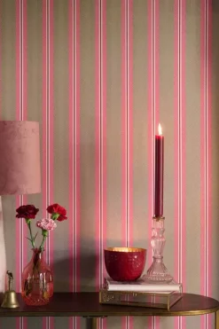 Pip Studio Set/3 Vazen Glas M Roze