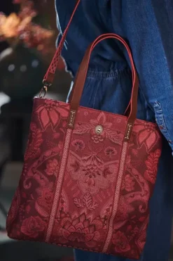 Pip Studio Shopper Vierkant Kyoto Festival Donker Roze Outlet