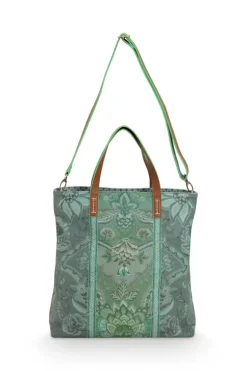 Pip Studio Shopper Vierkant Kyoto Festival Groen New