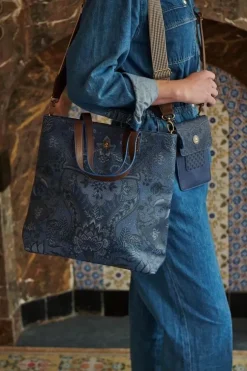 Pip Studio Shopper Vierkant Kyoto Festival Blauw Discount