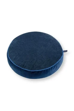 Pip Studio Sierkussen Rond Quiltey Days Donker Blauw Discount