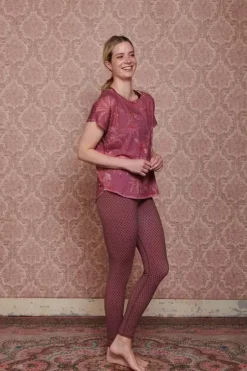 Pip Studio Sport Top Korte Mouw Isola Roze New