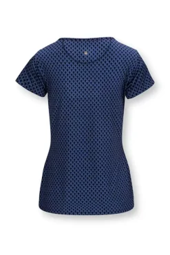 Pip Studio Sport Top Korte Mouw Suki Kobalt Blauw Sale