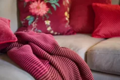 Pip Studio Throw Blockstripe Roze Clearance