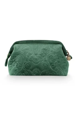 Pip Studio Toilettas Buidel Klein Velvet Quiltey Days Groen