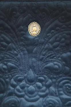 Pip Studio Toilettas Buidel Klein Velvet Quiltey Days Blauw Discount