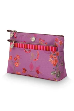 Pip Studio Toilettas Kawai Flower Combi Fuchsia Clearance
