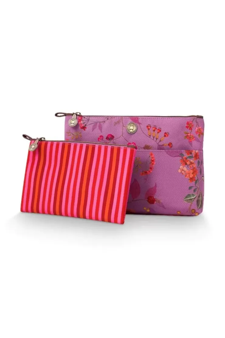 Pip Studio Toilettas Kawai Flower Combi Fuchsia Clearance