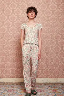 Pip Studio Top Korte Mouw Primavera Wit