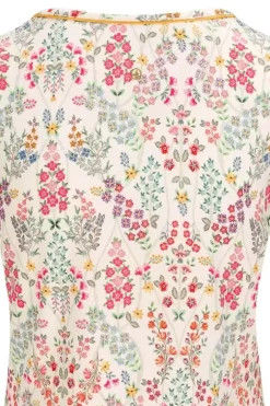 Pip Studio Top Korte Mouw Primavera Wit