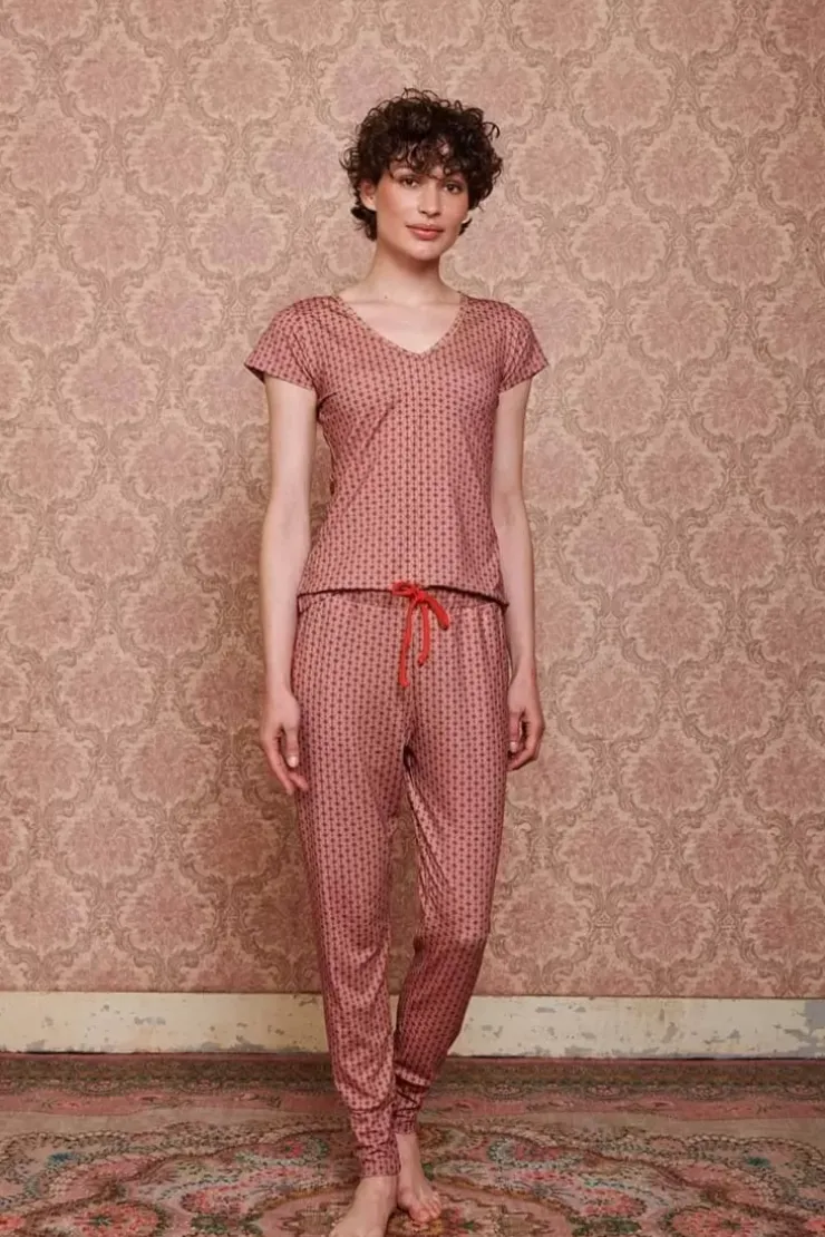 Pip Studio Top Korte Mouw Tegola Roze Best