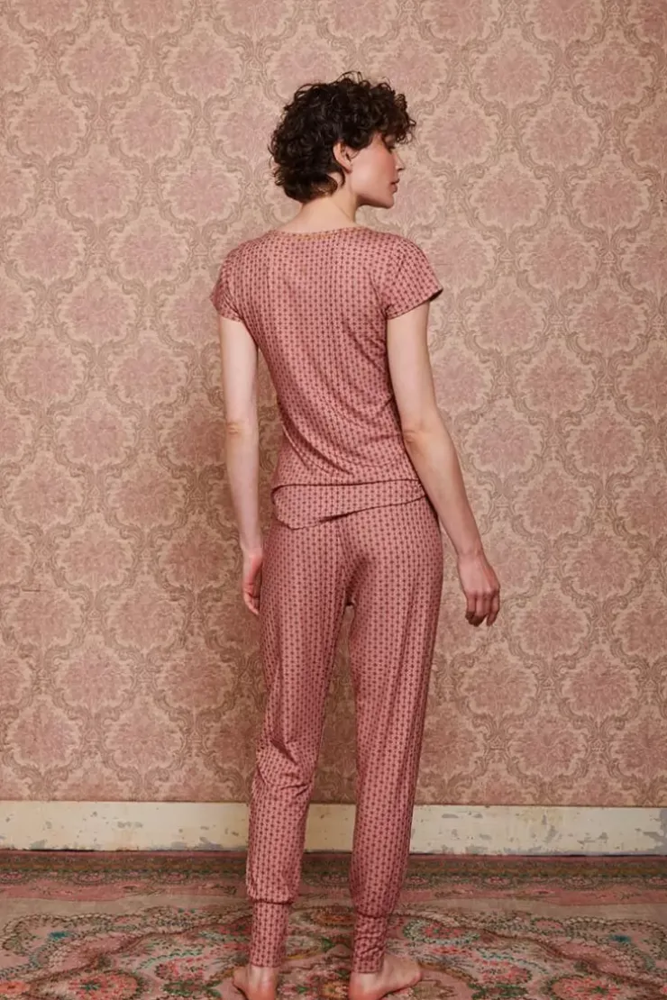 Pip Studio Top Korte Mouw Tegola Roze Best